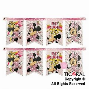 MINNIE BANDERIN FELIZ CUMPLE